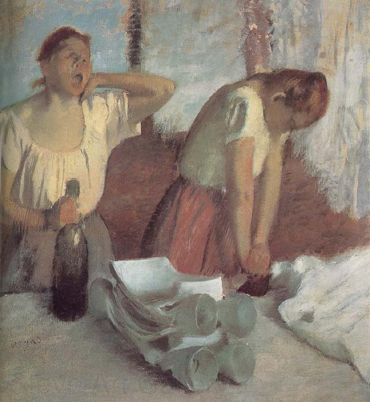 Edgar Degas Ironing clothes works Spain oil painting art